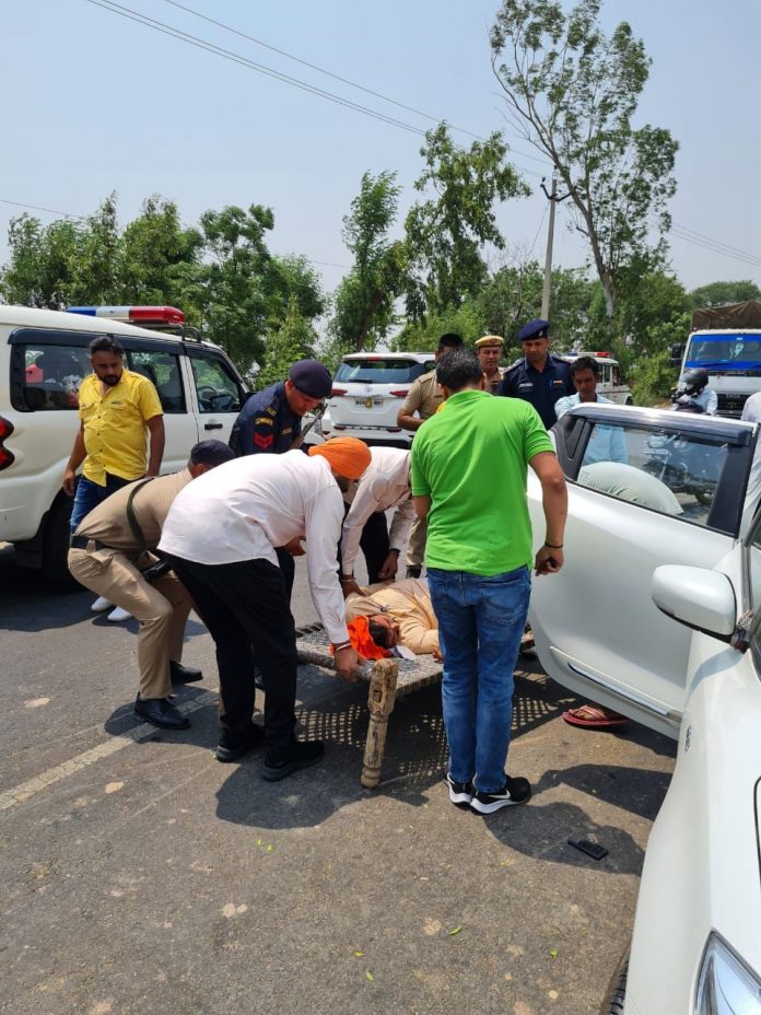 हरियाणा खेल एवं युवा मामले मंत्री सरदार संदीप सिंह मानवता की दी मिसाल