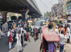 पानीपत में मांगों को लेकर दिव्यांगों द्वारा जीटी रोड पर प्रदर्शन 