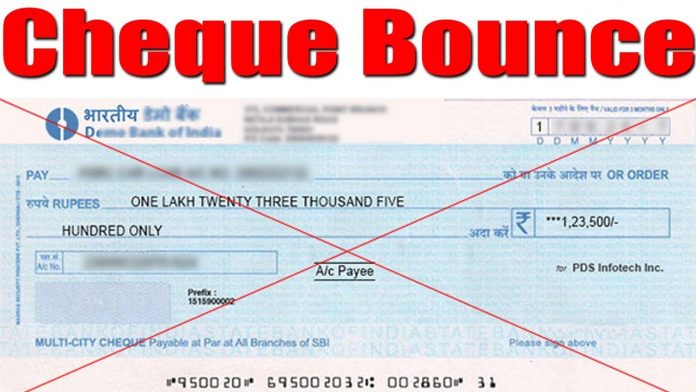 Nahan News Three Months Imprisonment for Check Bounce