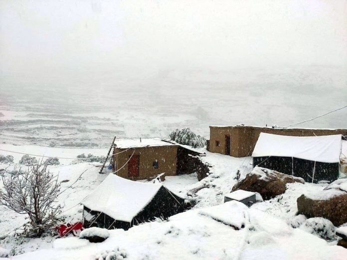 Snowfall in Lahaul-Spiti