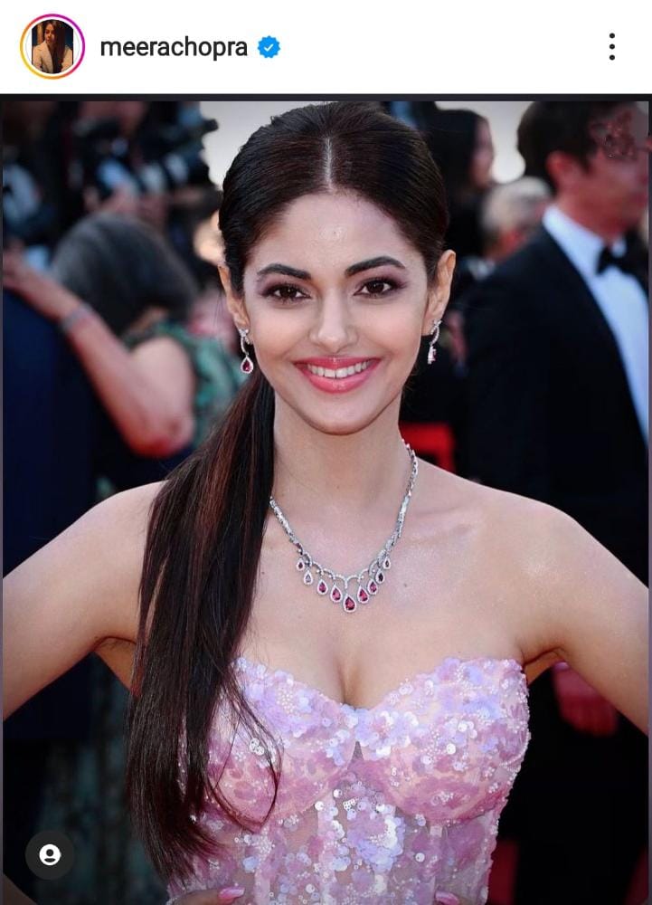 Bollywood News Meera Chopra's Look at the Cannes Film Festival
