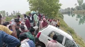 Traumatic Accident Due To Alto Car Falling In Bhakra Canal