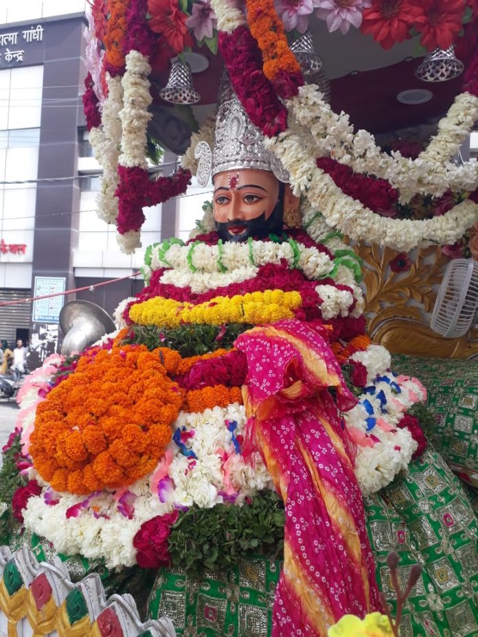 Shree Shyam Nishan Yatra and Mangal Mehndi named Shree Shyam