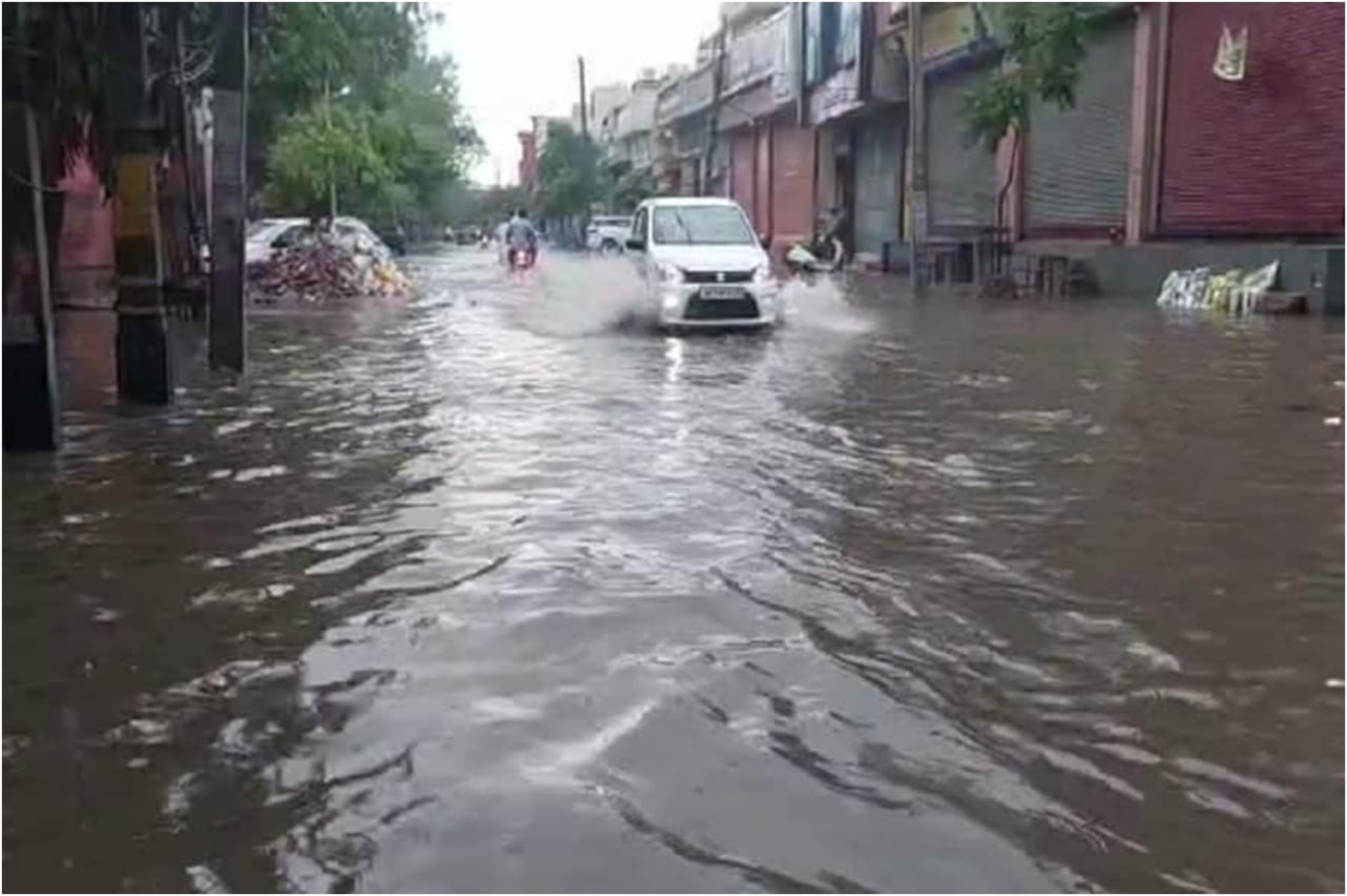 Heavy Rain in Haryana