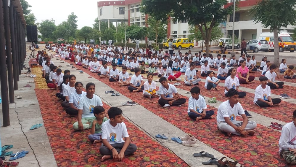 8th International Yoga Day celebrated in Tosham