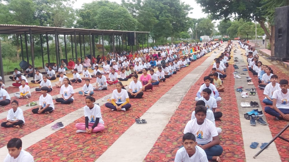 8th International Yoga Day celebrated in Tosham