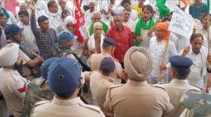 Panipat News/Farmers protest against Agneepath scheme