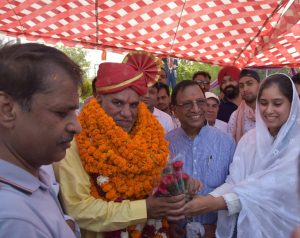 नवनिर्वाचित राज्यसभा सांसद कृष्ण लाल पंवार पहुंचे पानीपत-हुआ भव्य स्वागत