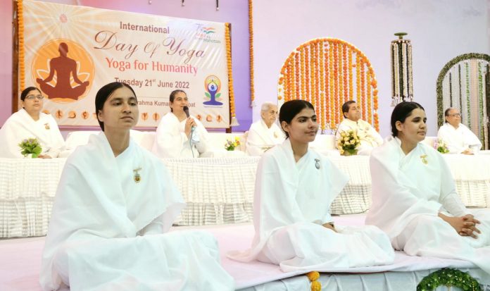 Panipat News/Brahma Kumaris celebrated International Yoga Day at Gyan Mansarovar panipat
