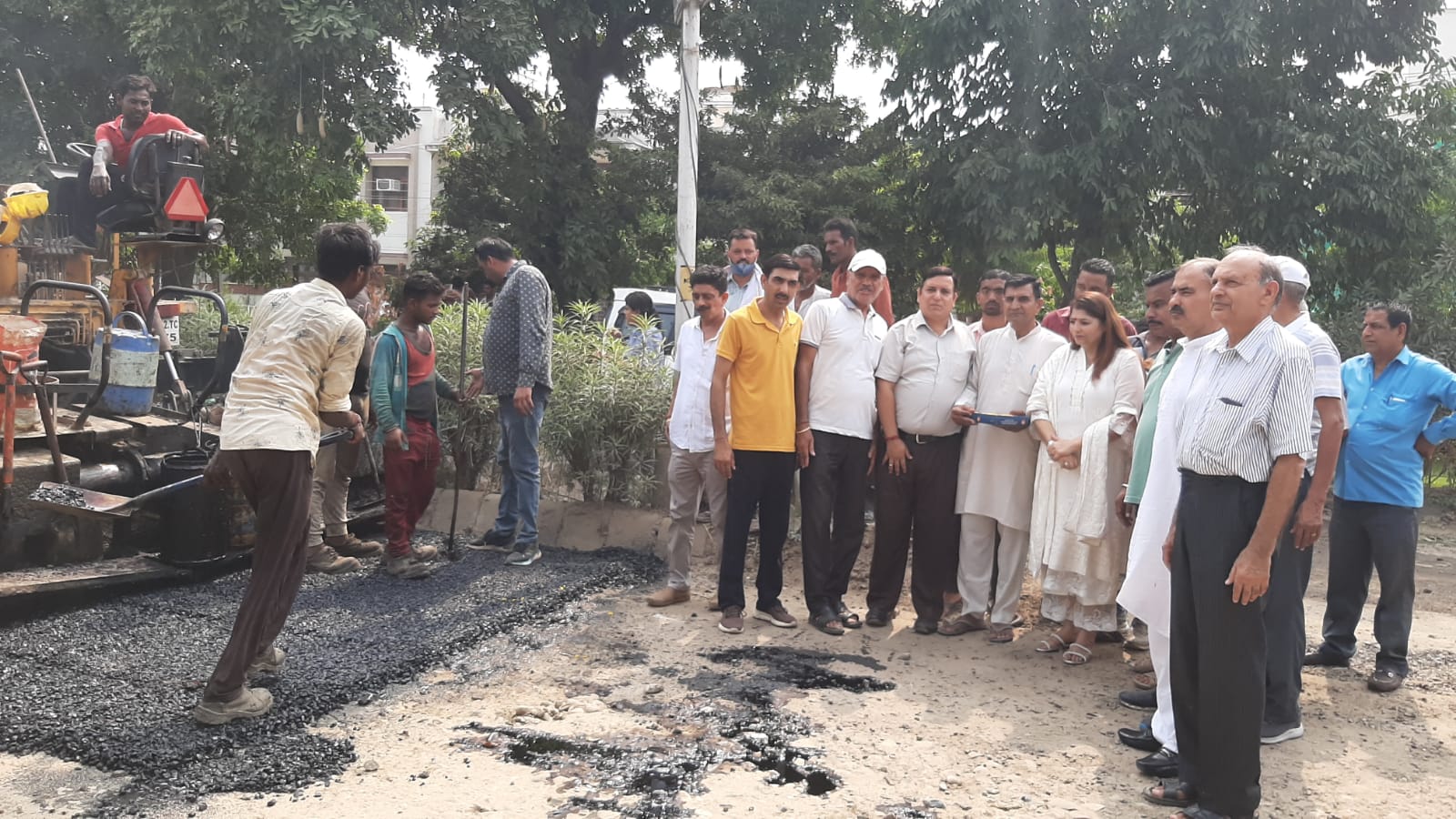 97 lakh will be Spent on the Construction of the Main Road