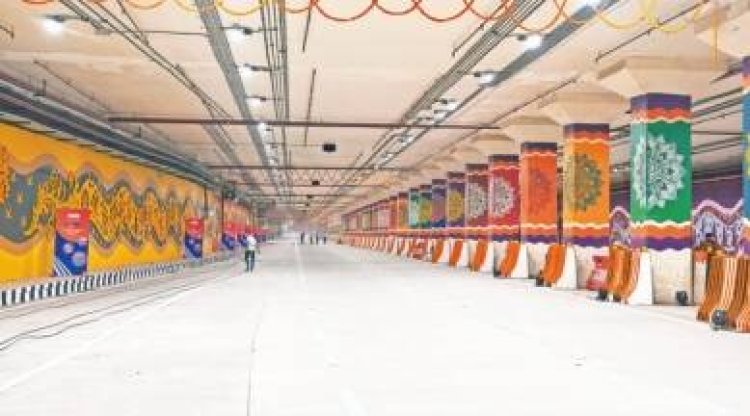 Pragati Maidan Tunnel Open