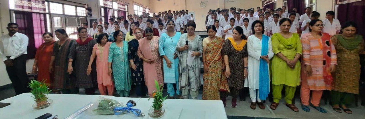 Nursing Students Got a Grand Welcome in the College