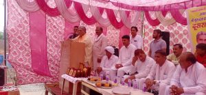 Panipat News/Rajya Sabha MP Krishnalal Panwar inaugurated the Chaupal in Kurana village