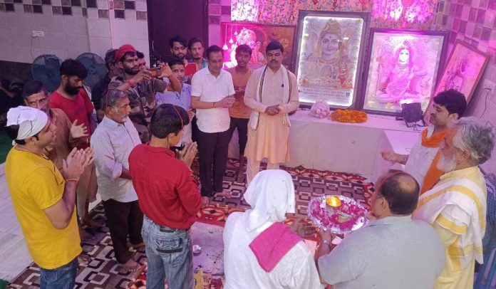 Panipat News/Under the aegis of Haryana Bol Bam Kavad Seva Sangh 35th Kanwar camp was launched