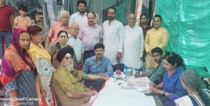 Panipat News/Health check-up camp organized by Laxmi Medicos