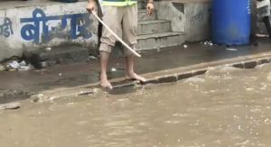 Panipat News/rain exposed the drainage system