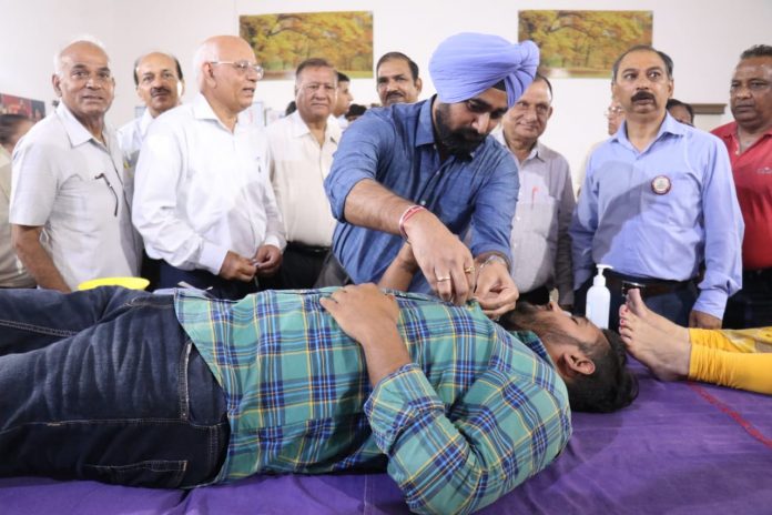 Organized Blood Donation Camp in G.M.N. College