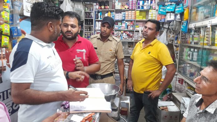 Raid on Shops Using Plastic