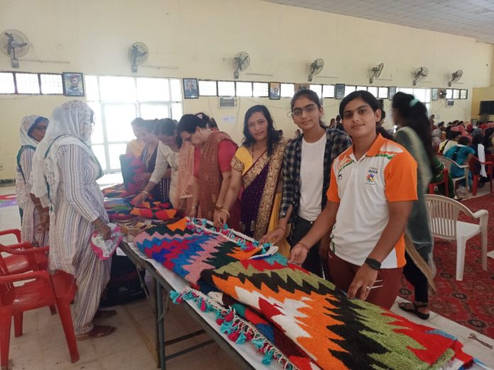 Teej Celebrated in Ch. Bansilal Government Women's College