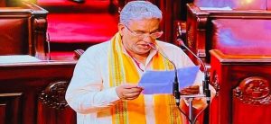 Panipat News/Krishan Lal Panwar takes oath as Rajya Sabha MP
