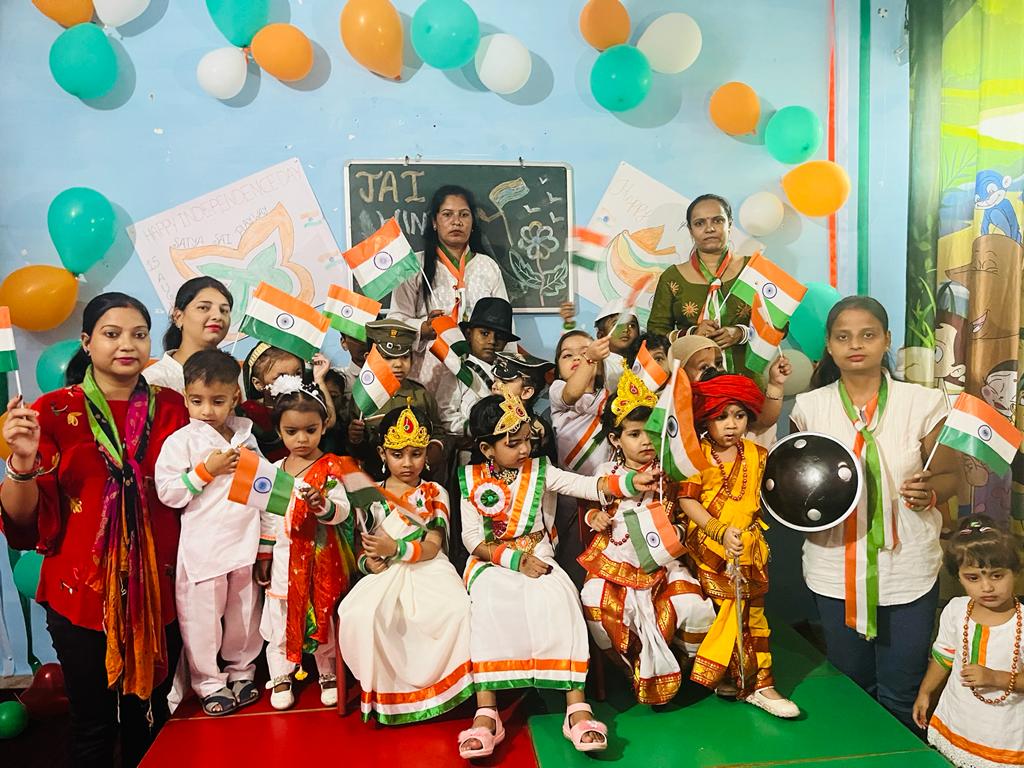 Independence Day Celebrated in Satya Sai Playway School