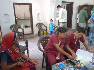 heart checkup camp organized by Bharat Vikas Parishad