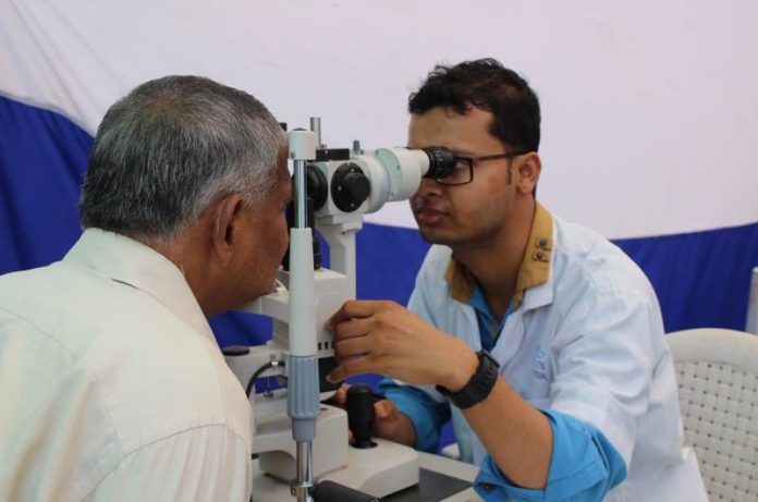 Eye checkup Camp in Mahendragarh Yadav Dharamshala Today