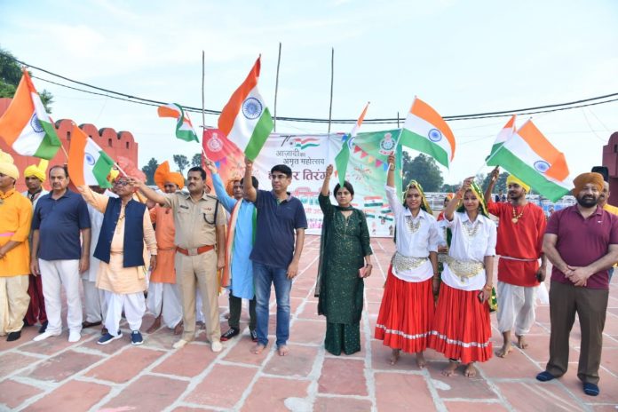 Brahmasarovar Celebrates the Culture of the Tricolor