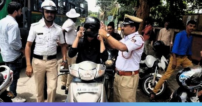 Challan on Vehicles with Multicolored Lights