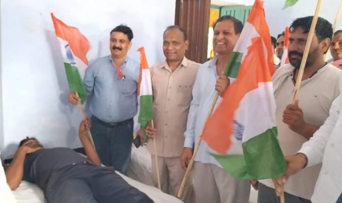 Mahendragarh News/Blood donation camp organized in Rajpura on the death anniversary of Sachin Yadav