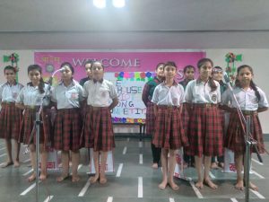 Panipat News/Organizing Inter House Competition on Desh Bhakti Songs in Arya Girls Public School