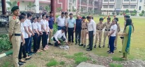 Panipat News/NSS.NCC Sanskarshala Club started tree plantation week in IB College