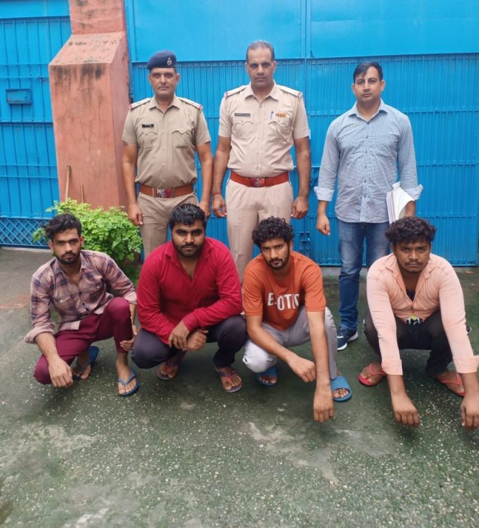 Panipat News/Four accused arrested in kidnapping.murderous assault and robbery