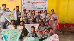 Panipat News/Youth Veerangana Sanstha celebrated the elixir of freedom with children