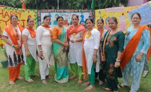 Panipat News/Independence Day celebrated with pomp in Krishna Vidya Mandir School