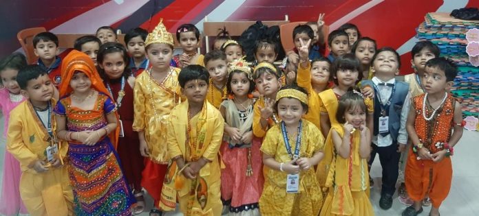 Panipat News/Krishna Janmashtami celebration at St Xavier's School Samalkha Panipat 