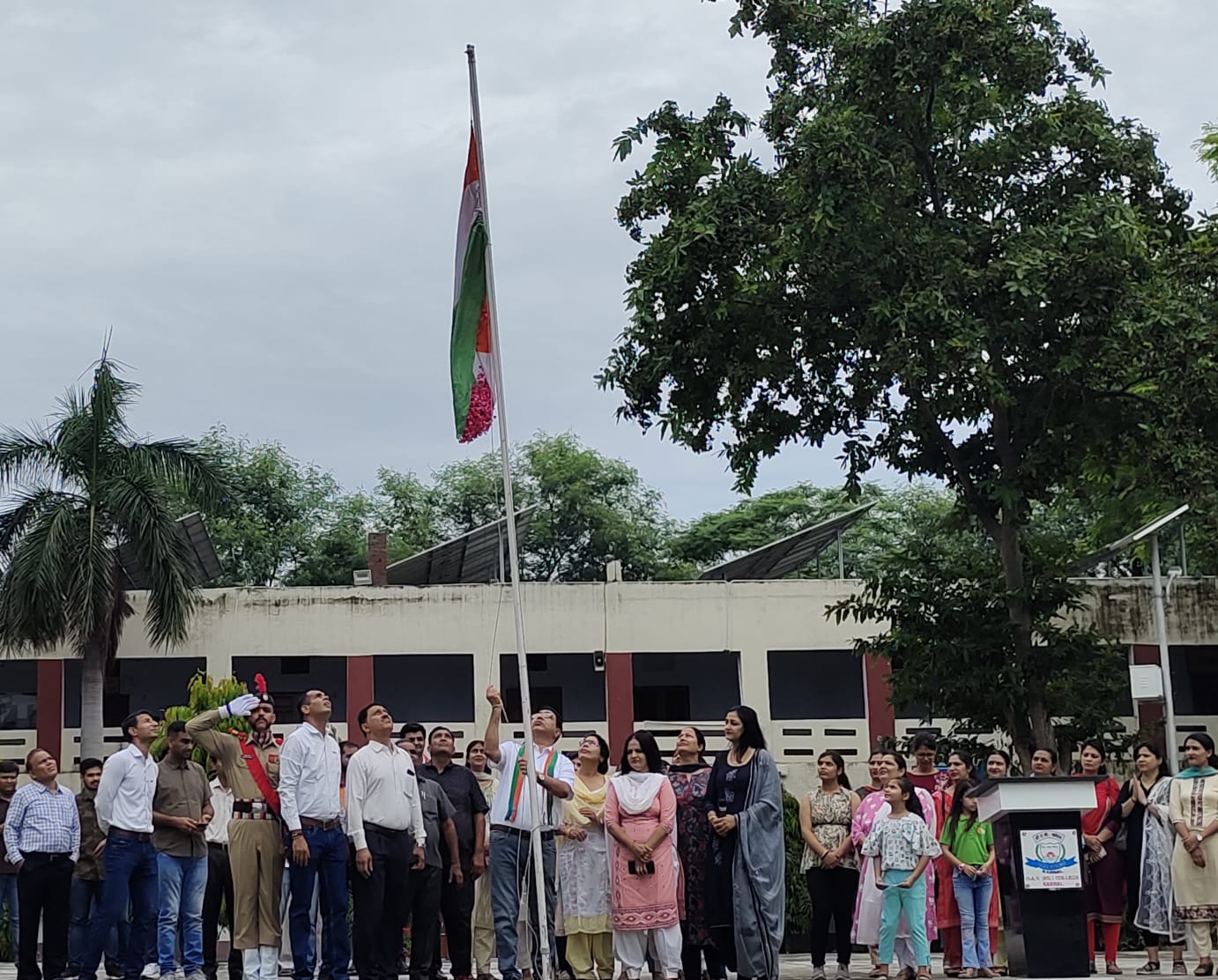 Independence Day Celebrated in DAV PG College