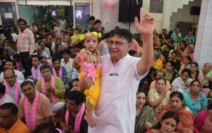 Panipat News/The sixth festival of Lord Krishna's birth celebrated with great pomp