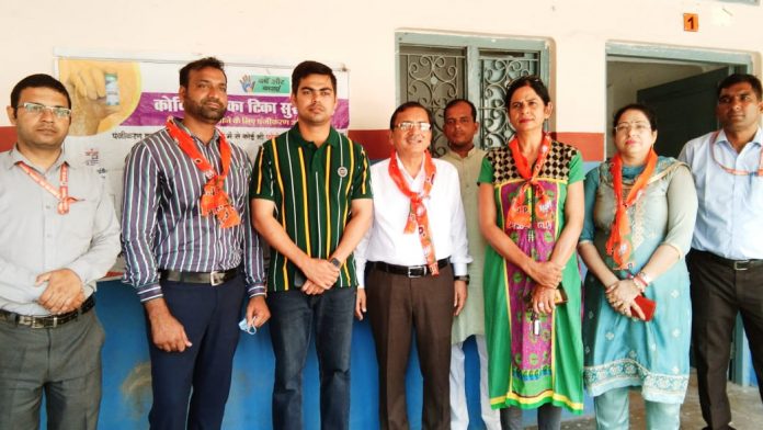 Panipat News/Vaccination camp organized in Arya Senior Secondary School