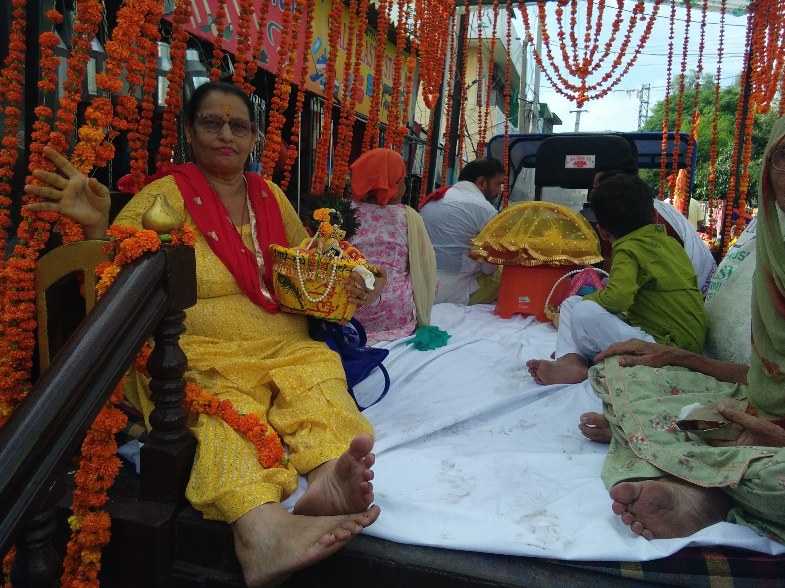 Procession Dedicated to Shri Krishna Janmashtami Festival