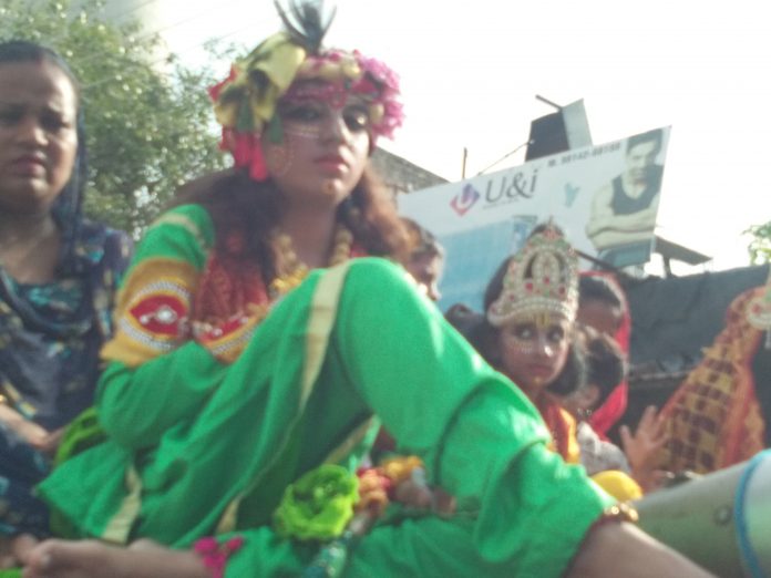 Procession Dedicated to Shri Krishna Janmashtami Festival