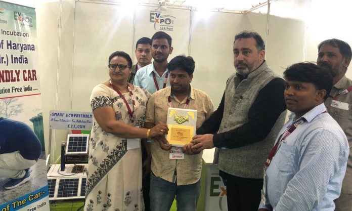 Mahendragarh News/Best Innovation Stall Award for HKV