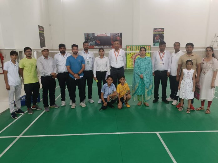 Mahendragarh News/District level badminton competition concluded