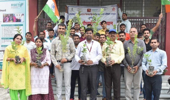 Panipat News/Plantation done in RSETI Institute