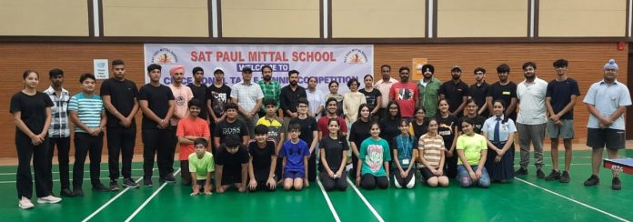 Showed strength in inter school table tennis competition
