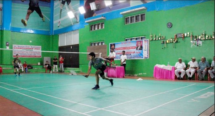 Second day of 30th District Badminton Association of India competition