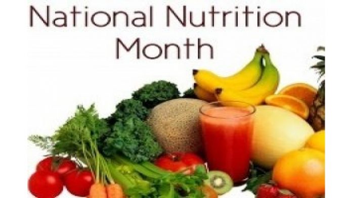 Fifth National Nutrition Month will be celebrated from 1st to 30th September