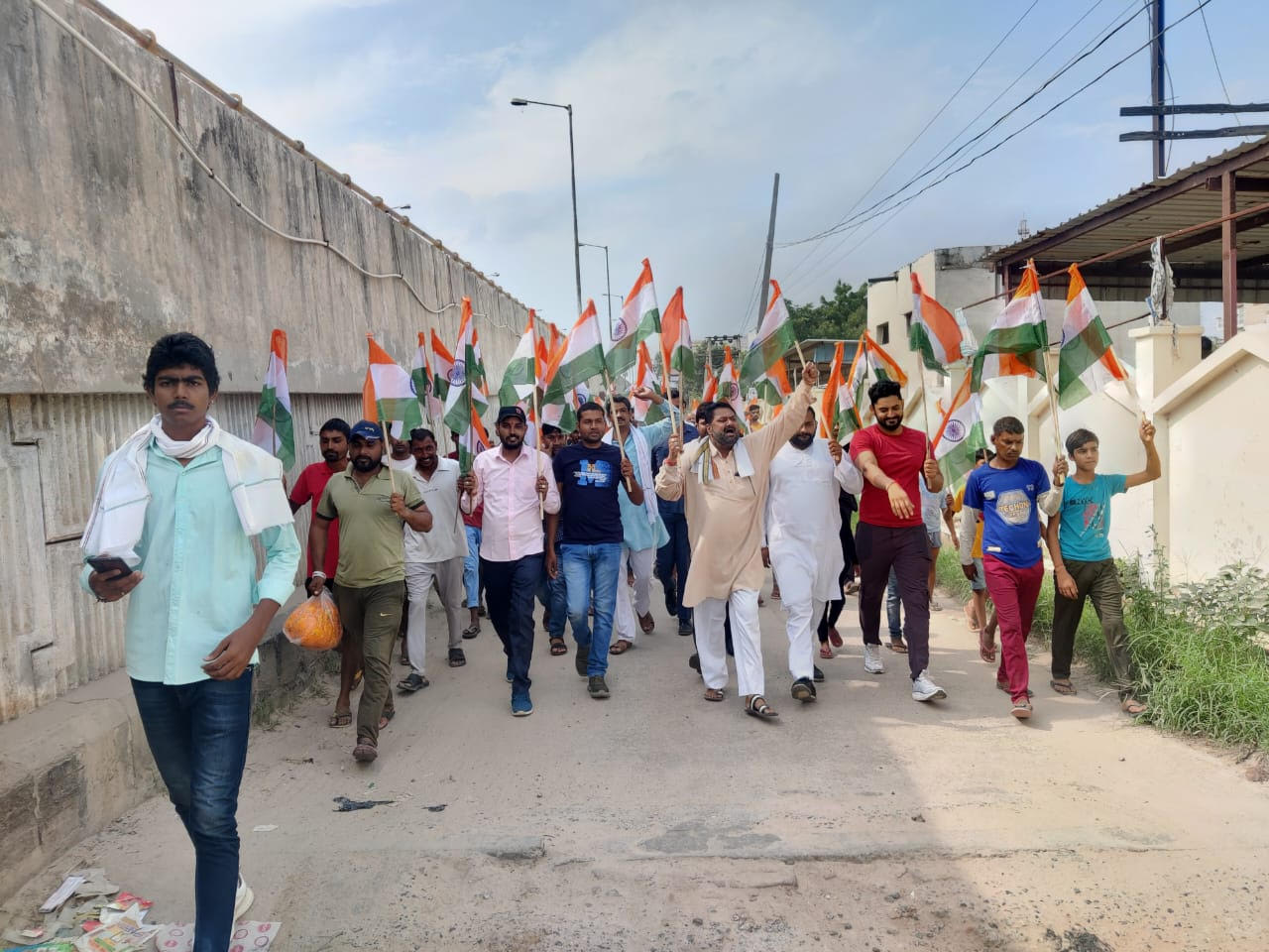 Walking Tour under Har Ghar Tricolor Campaign