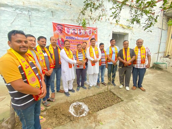 Aggarwal Vaish Samaj Sabha planted saplings