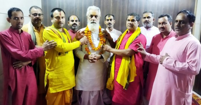 Pandit Dev Narayan Upadhyay made Jyotishacharya the chief patron of Brahmin society